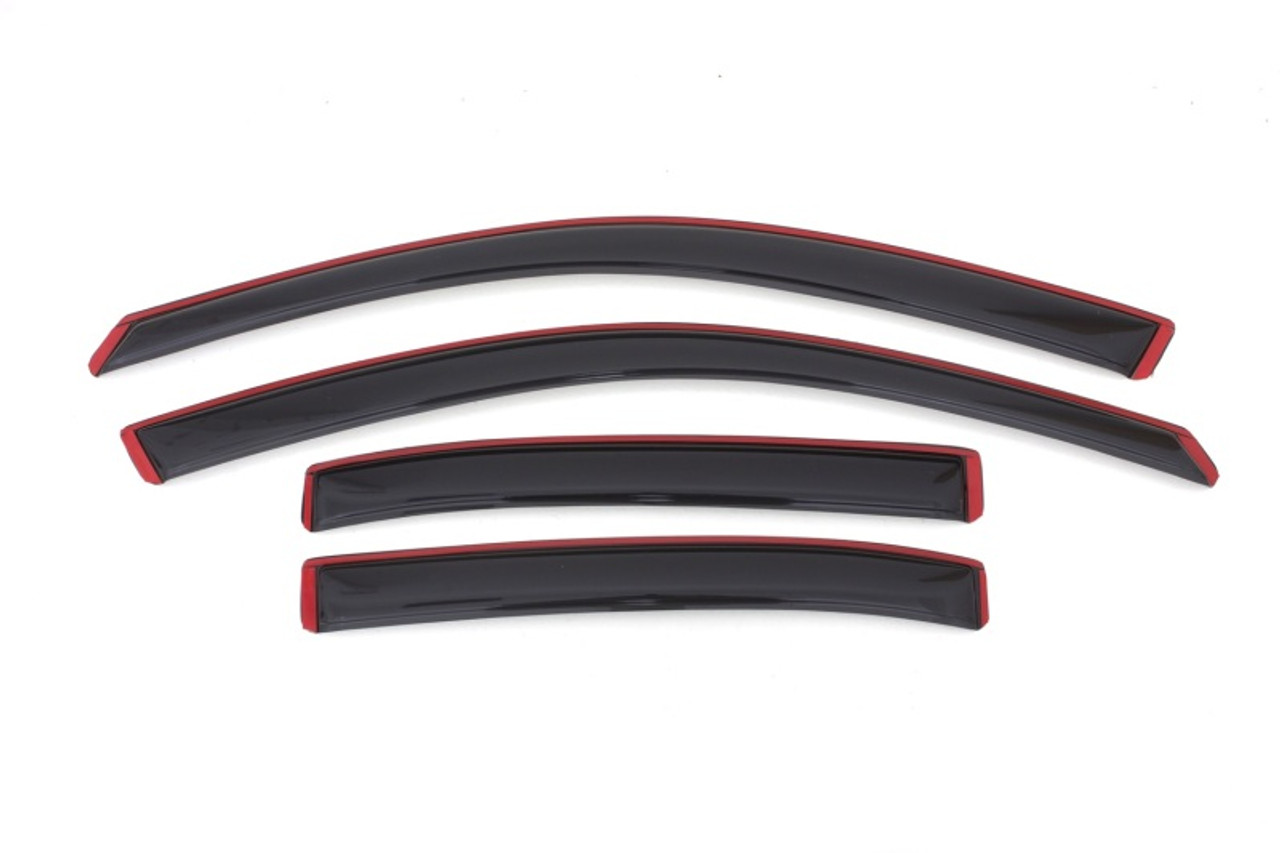 AVS 13-15 Chevy Malibu Ventvisor In-Channel Front & Rear Window Deflectors 4pc - Smoke - 194362