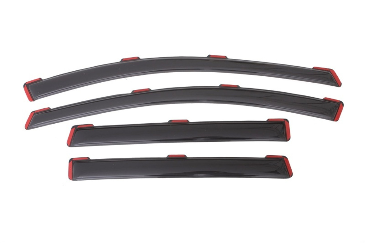 AVS 13-18 Ford Escape Ventvisor In-Channel Front & Rear Window Deflectors 4pc - Smoke - 194383