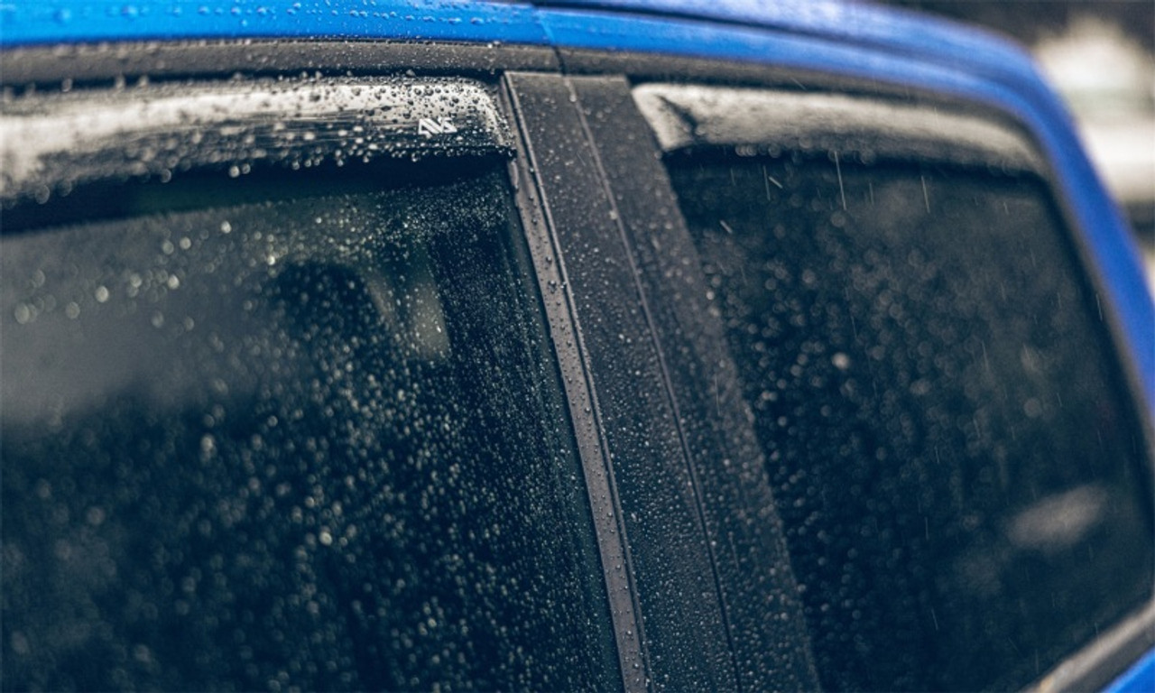 AVS 06-08 Lincoln Mark LT Ventvisor In-Channel Front & Rear Window Deflectors 4pc - Smoke - 194443