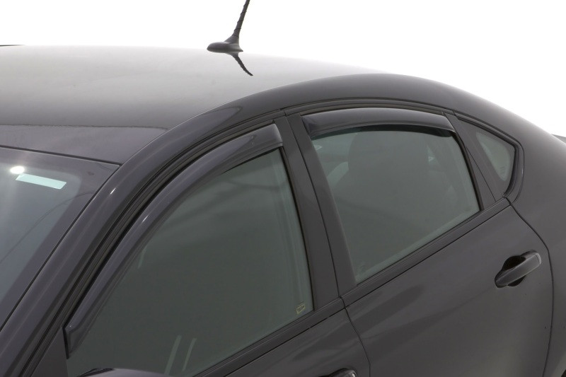 AVS 13-16 Dodge Dart Ventvisor In-Channel Front & Rear Window Deflectors 4pc - Smoke - 194529