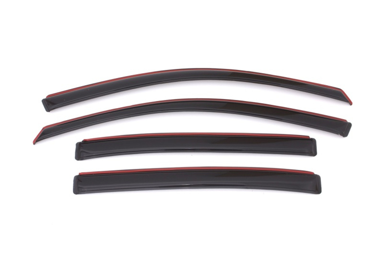 AVS 13-17 Honda Accord Ventvisor In-Channel Front & Rear Window Deflectors 4pc - Smoke - 194535