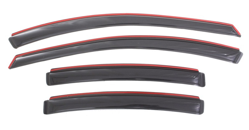 AVS 11-15 Chevy Cruze Ventvisor In-Channel Front & Rear Window Deflectors 4pc - Smoke - 194611