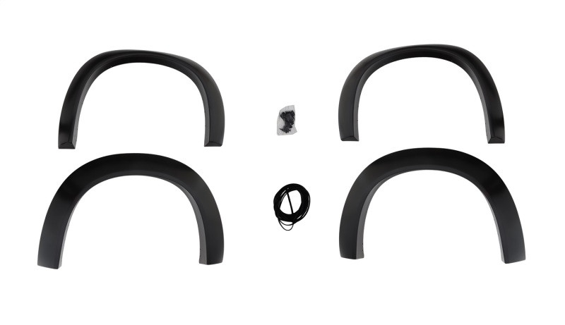 AVS 2008+ Dodge Challenger Smooth Front and Rear Fender Flares - Black (4 Pc) - 850250