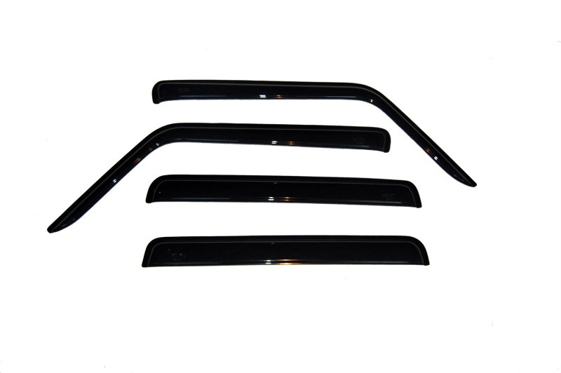 AVS 06-10 Jeep Commander Ventvisor Outside Mount Window Deflectors 4pc - Smoke - 94117