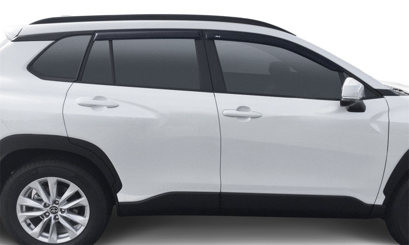 AVS 22-23 Toyota Corolla Cross Outside Mount Ventvisor Defector 4pc - Smoke - 94168