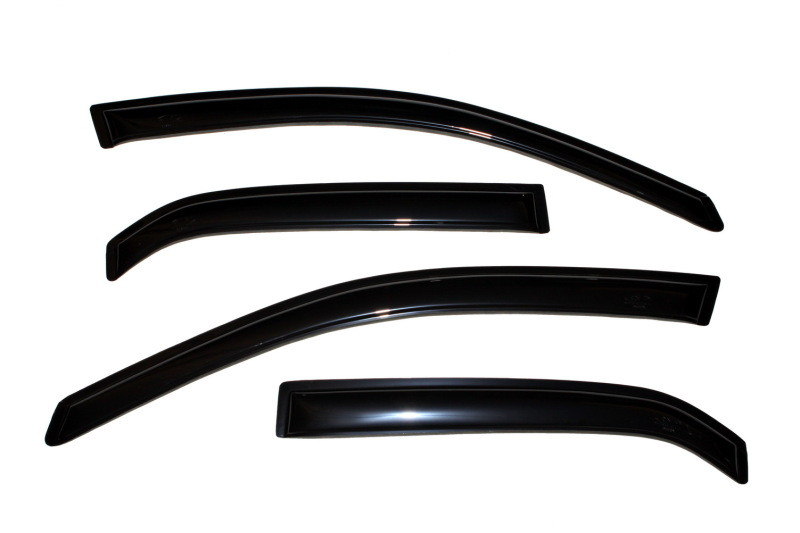 AVS 02-06 Mitsubishi Lancer Ventvisor Outside Mount Window Deflectors 4pc - Smoke - 94229