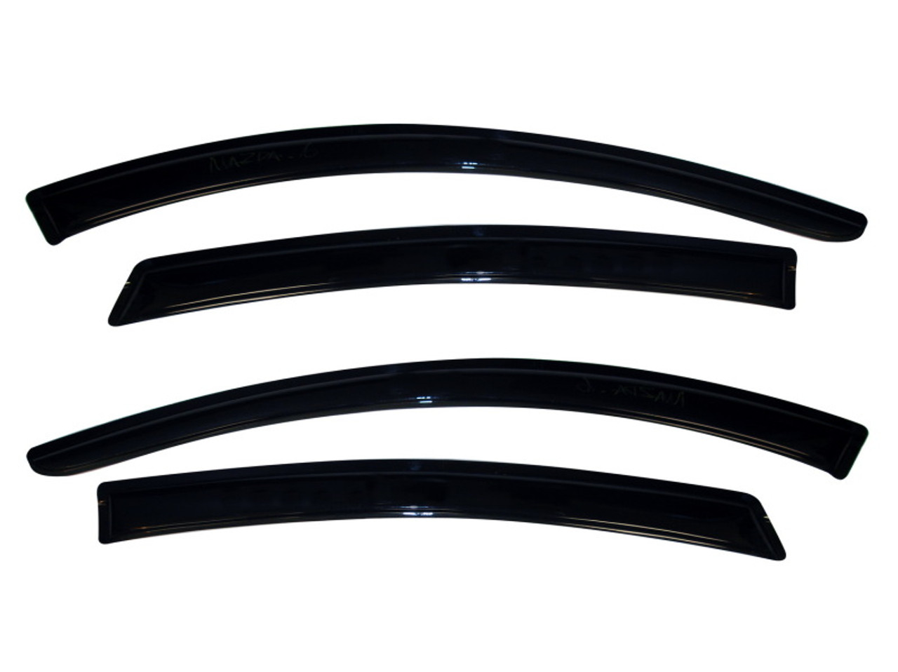 AVS 09-13 Mazda 6 Ventvisor Outside Mount Window Deflectors 4pc - Smoke - 94287