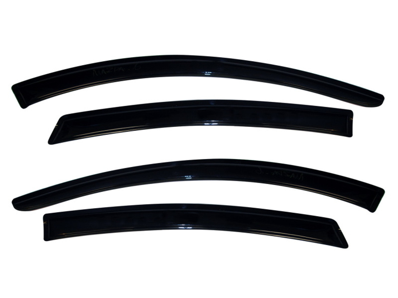 AVS 09-13 Mazda 6 Ventvisor Outside Mount Window Deflectors 4pc - Smoke - 94287