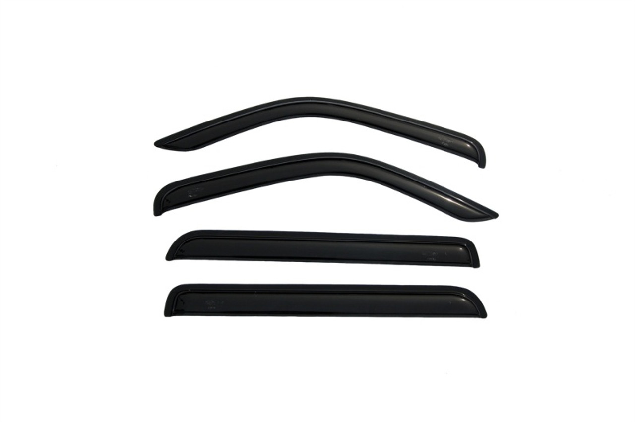 AVS 07-11 Dodge Nitro Ventvisor Outside Mount Window Deflectors 4pc - Smoke - 94307