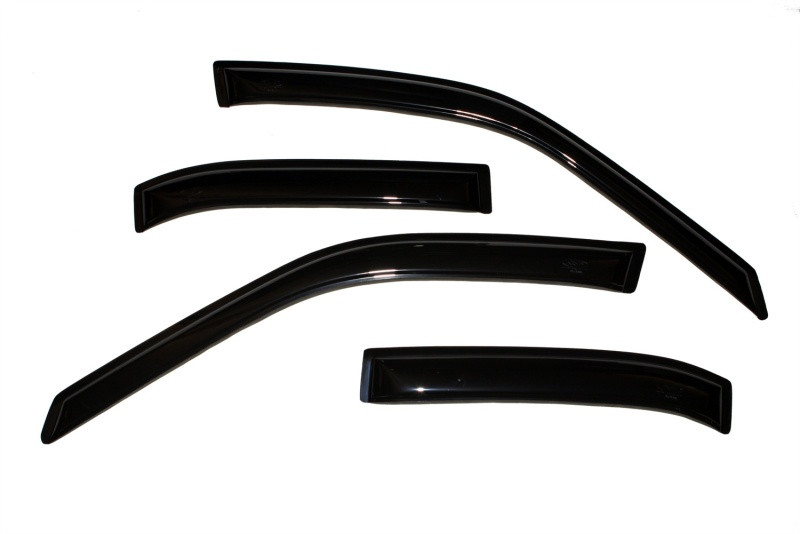 AVS 95-99 Toyota Tercel Ventvisor Outside Mount Window Deflectors 4pc - Smoke - 94338
