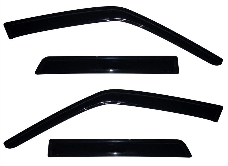 AVS 10-18 Nissan Juke Ventvisor Outside Mount Window Deflectors 4pc - Smoke - 94378