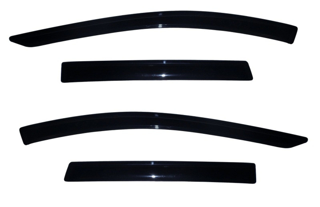 AVS 13-18 Ford Escape Ventvisor Outside Mount Window Deflectors 4pc - Smoke - 94383