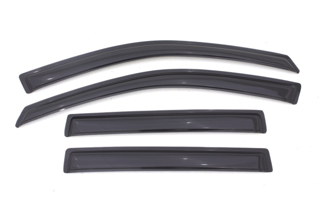 AVS 11-17 Jeep Compass (Old Body Style) Ventvisor Outside Mount Window Deflectors 4pc - Smoke - 94540