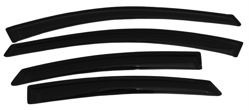 AVS 11-16 Hyundai Elantra (Excl. GT) Ventvisor Outside Mount Window Deflectors 4pc - Smoke - 94615
