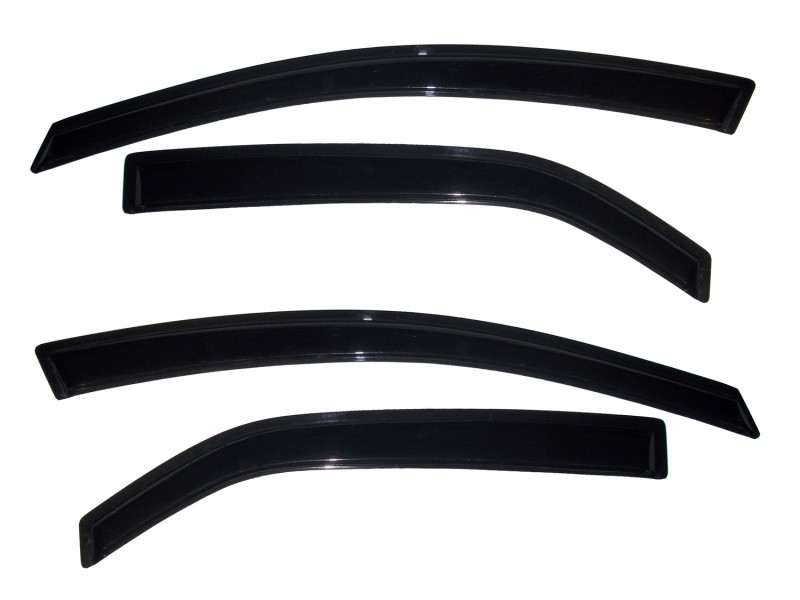 AVS 10-12 Kia Forte Ventvisor Outside Mount Window Deflectors 4pc - Smoke - 94688