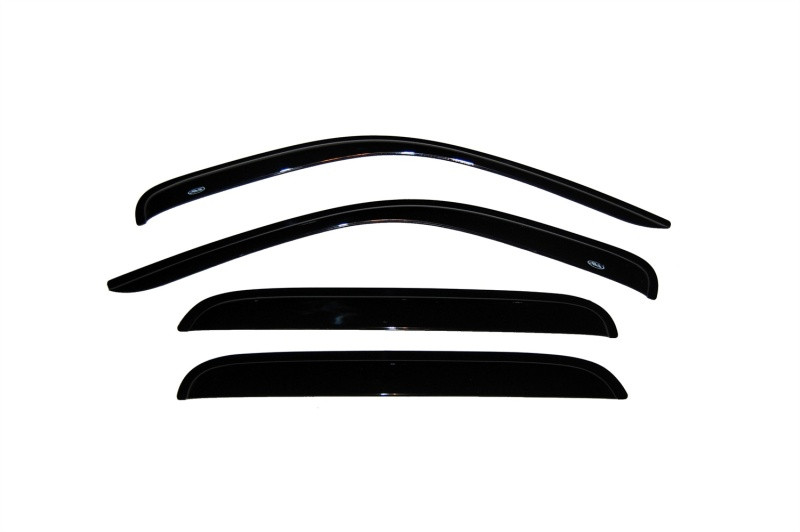 AVS 00-04 Dodge Dakota Crew Cab Ventvisor Outside Mount Window Deflectors 4pc - Smoke - 94853