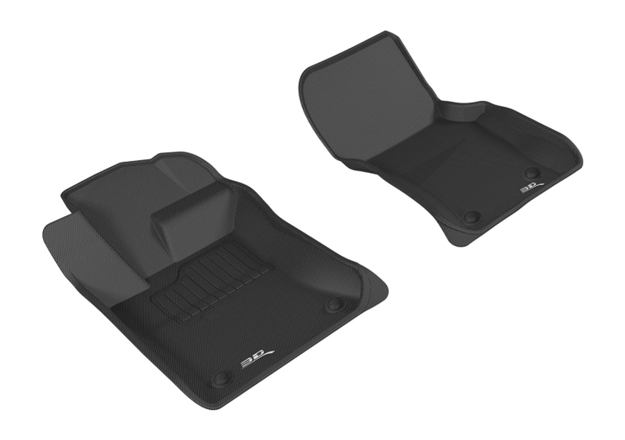 3D MAXpider 2017-2020 Jaguar XE Kagu 1st Row Floormat - Black - L1JG00811509