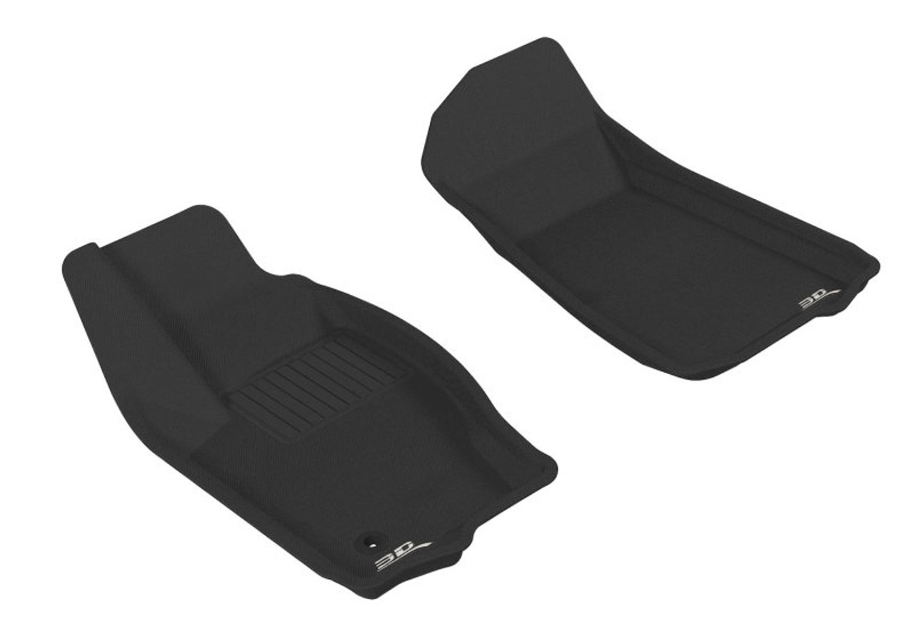 3D MAXpider 2005-2010 Jeep Grand Cherokee Kagu 1st Row Floormat - Black - L1JP00111509