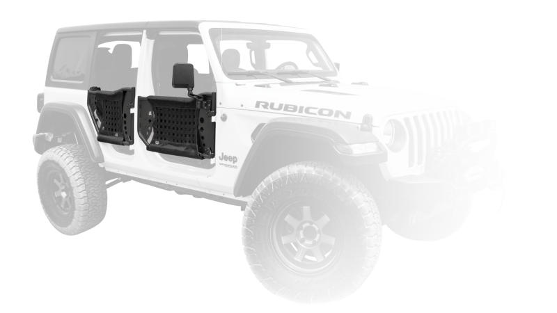 Body Armor 4x4 2018+ Jeep Wrangler JL and Gladiator JT Trail Doors Rear Pair - JL-6150
