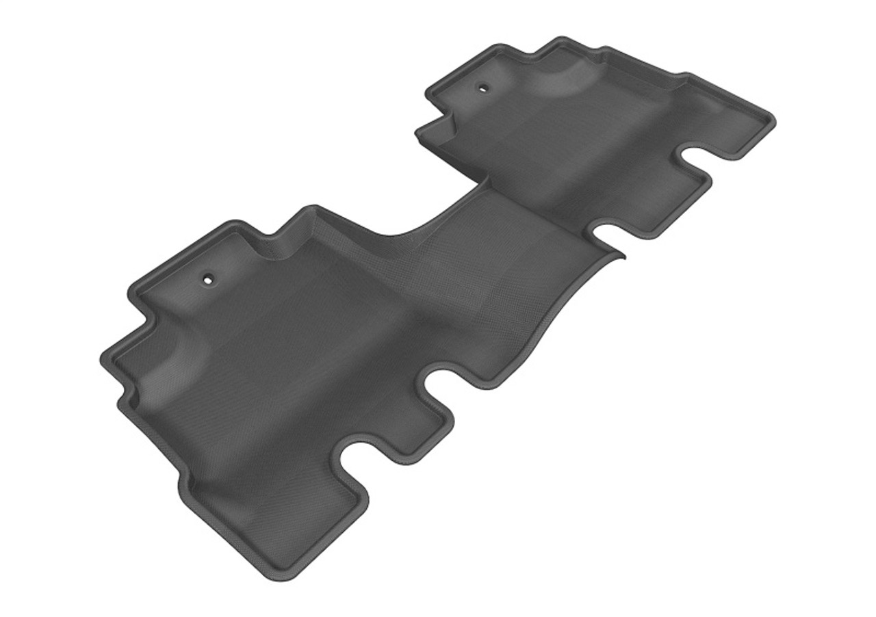 3D MAXpider 2014-2018 Jeep Wrangler JK Unlimited Kagu 2nd Row Floormats - Black - L1JP01121509