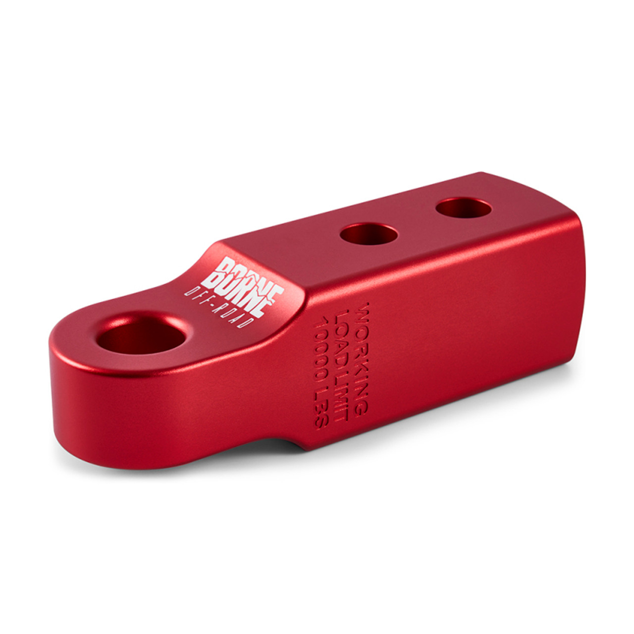 Borne Off-Road CNC Hitch Receiver Shackle 2in Red - BNHR-2-RD