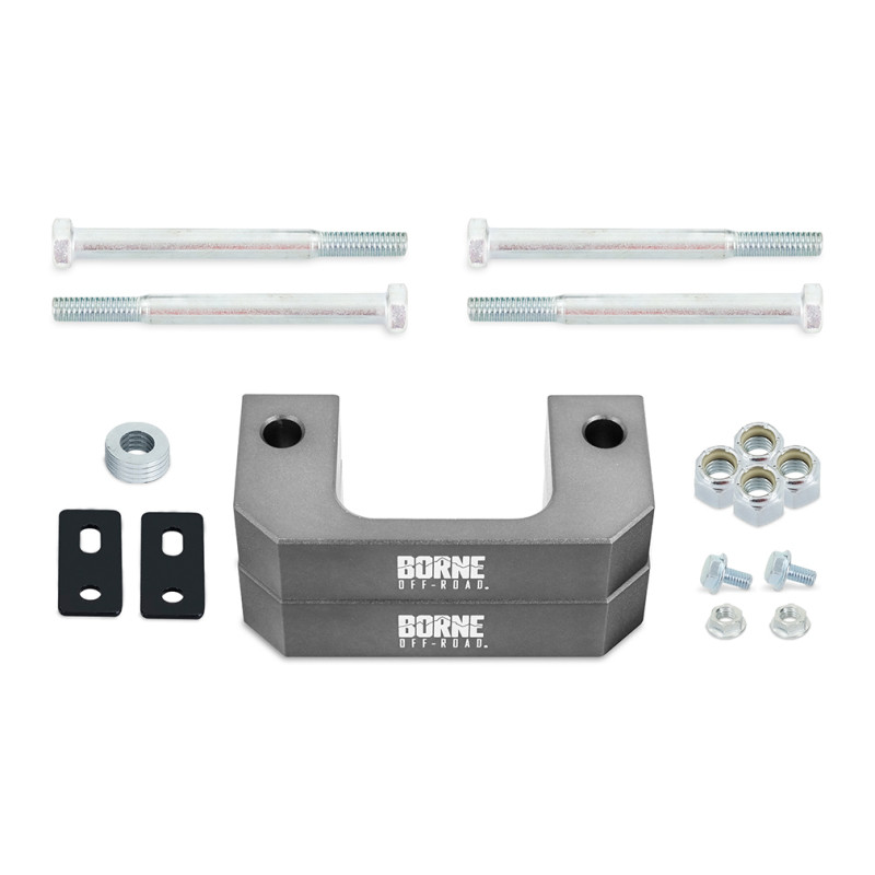 Borne Off-Road 2007+ Chevy/GMC Truck 1500 Leveling Kit Front 2 Inch - BNLK-SIL-07-F2