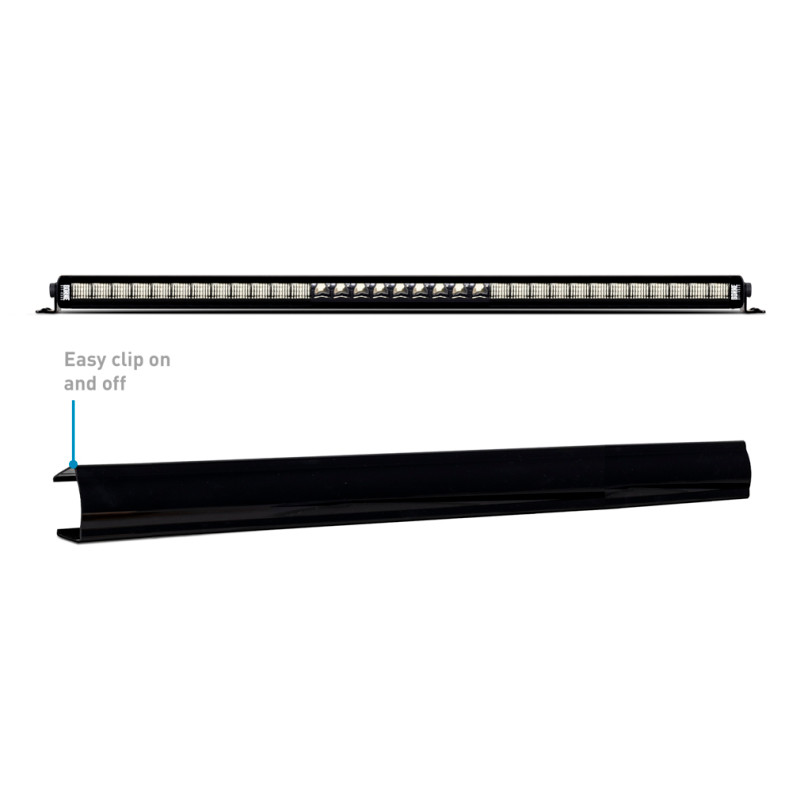 Borne Off-Road Light Bar Cover Single Row 30in Black - BNLT-COV-SS30BK