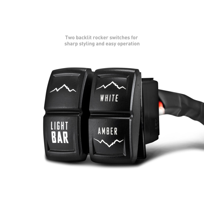 Borne Off-Road Light Bar Wire Harness For 30-50in Bar - BNLT-HAR-3050