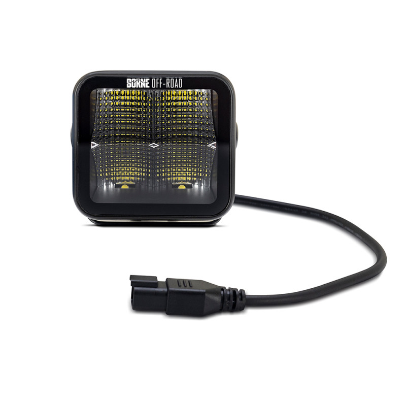 Borne Off-Road Light Pods (Kit of 2) 3x3 Flood - BNLT-LP33-2F