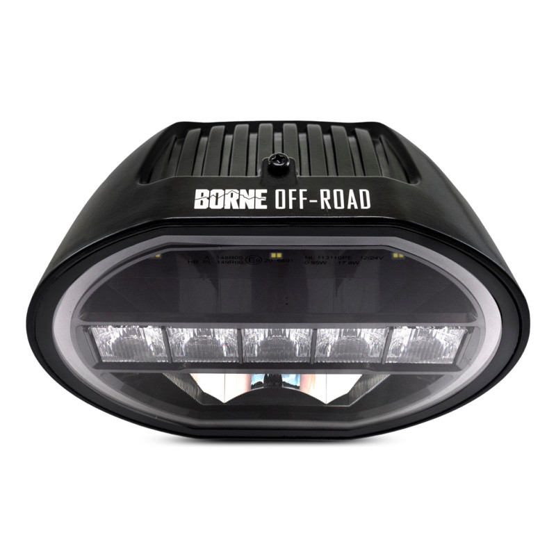 Borne Off-Road Light (Kit of 2) 7in Round - BNLT-RD7-2
