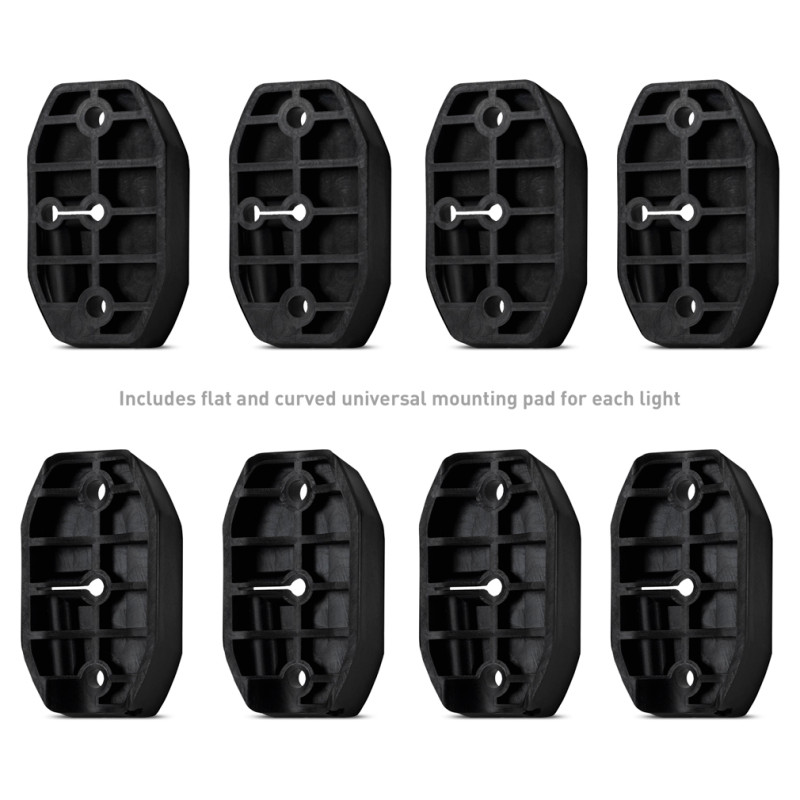 Borne Off-Road Rock Light (Kit of 4) Short Harness - BNLT-RL-4A