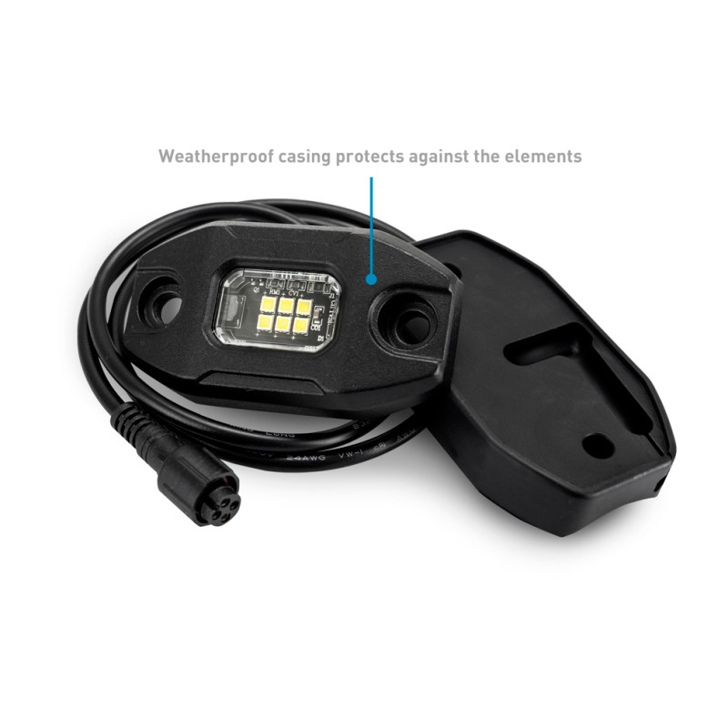 Borne Off-Road Rock Light (Kit of 4) Short Harness - BNLT-RL-4A