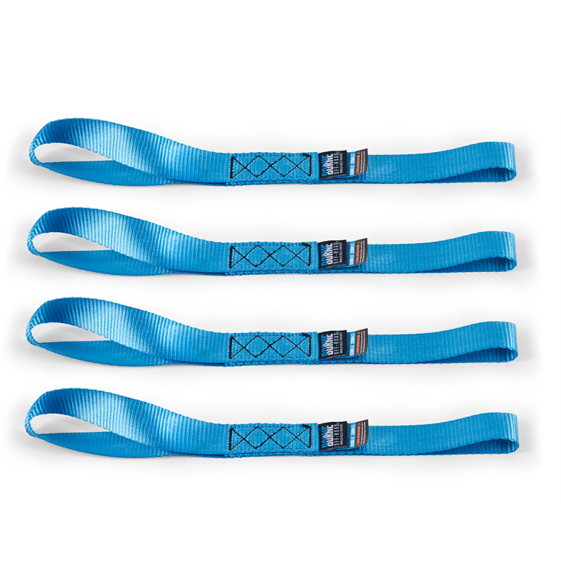 Borne Off-Road Heavy-Duty Ratchet Tie-Down Kit (4-Pack) - Blue - BNRTC-TDHD-4BL