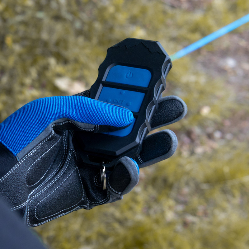 Borne Off-Road 12K Winch - Black Synthetic Rope - BNWN-12-SBK