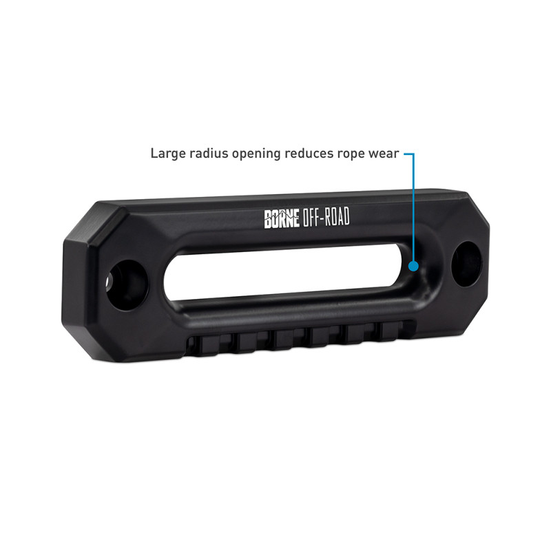 Borne Off-Road Hawse Fairlead - Black - BNWN-HFL-01BK