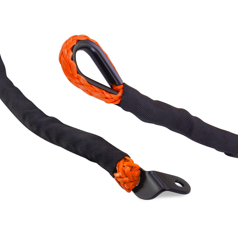 Borne Off-Road Synthetic Rope - 3/8in x 85ft - Orange - BNWN-SR-38-85OR