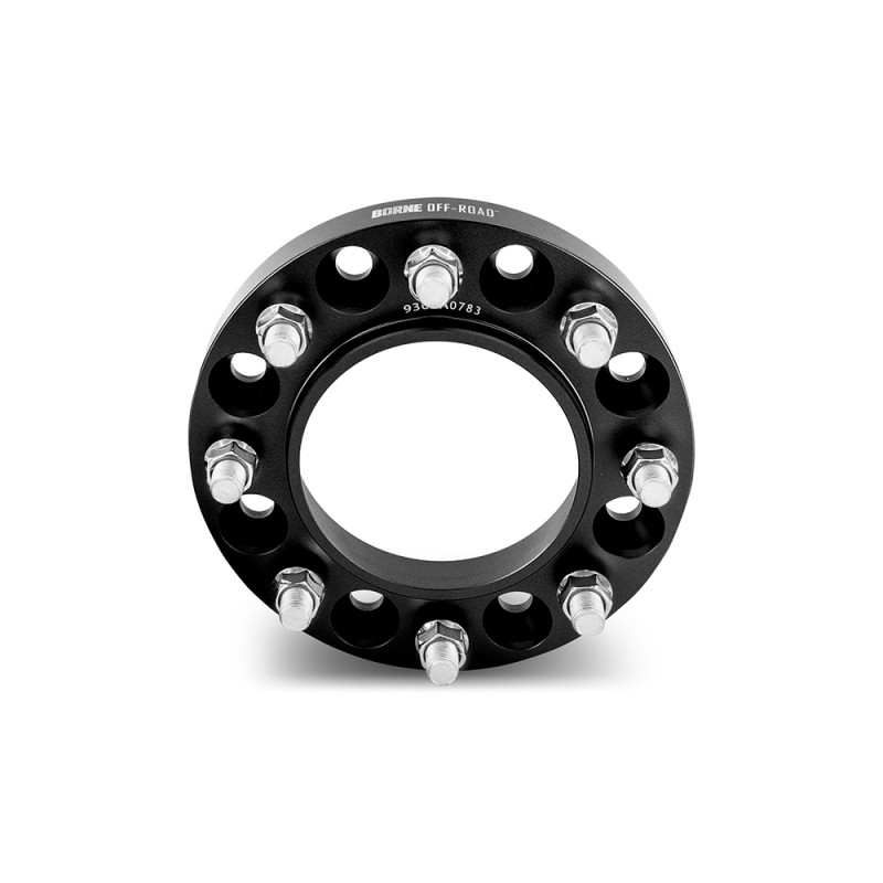 Borne Off-Road Wheel Spacers - 8X170 - 125 - 45mm - M14 - Black - BNWS-002-450BK