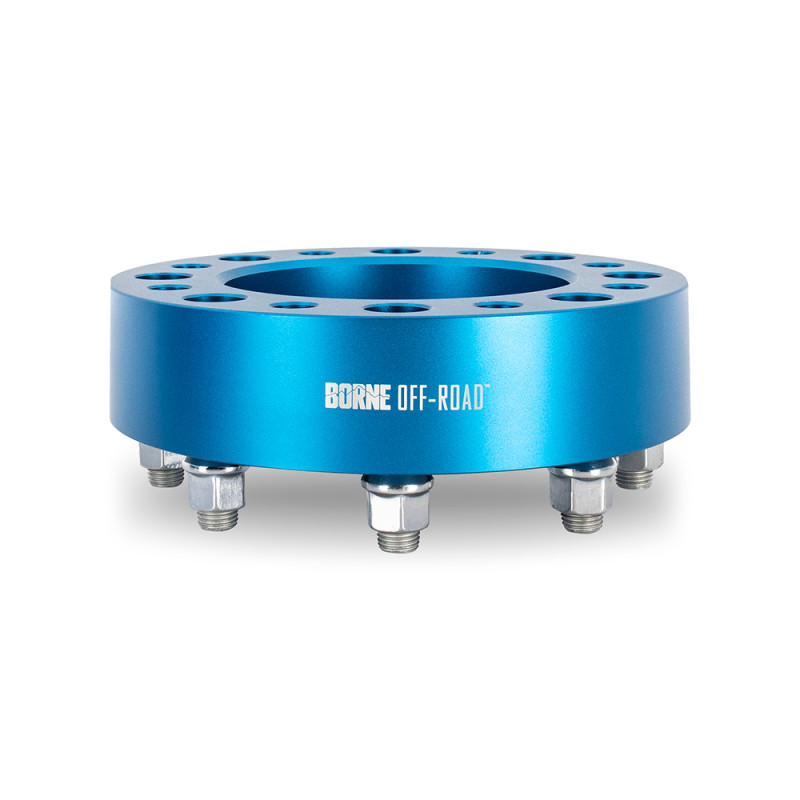 Borne Off-Road Wheel Spacers - 8X170 - 125 - 50mm - M14 - Blue - BNWS-002-500BL