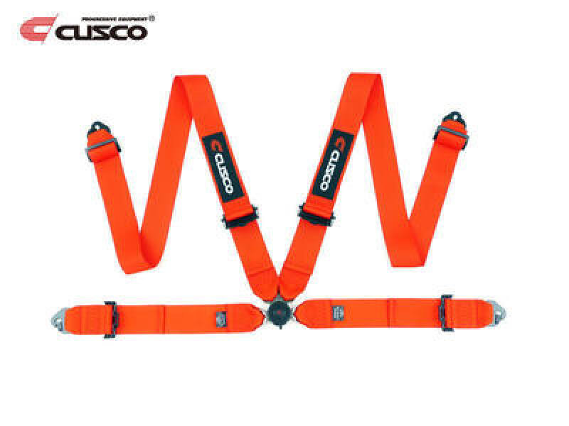Cusco Universal 4 Point 3in Width Racing Harness - Red - 00B CRH N4RD