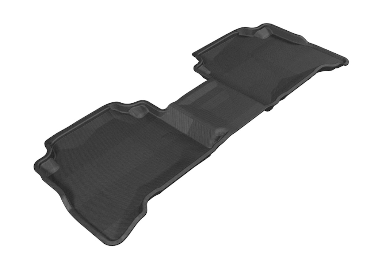 3D MAXpider 2011-2013 Kia Sorento 7-Seats Kagu 2nd Row Floormats - Black - L1KA00921509