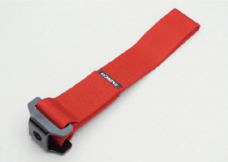 Cusco Universal 7715lbs Tow Strap - Red (420mm L x 50mm W) - 00B CTV RD