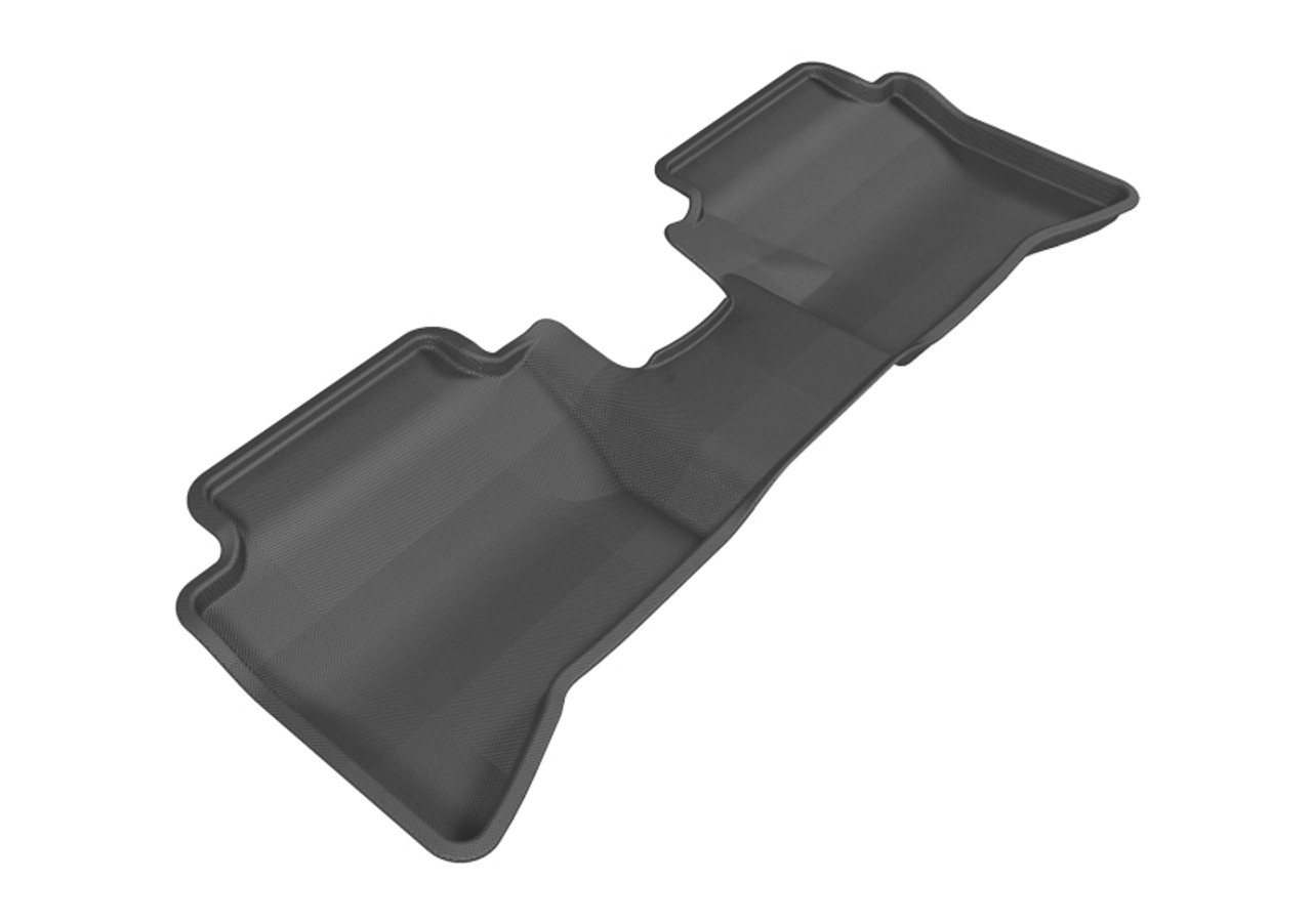 3D MAXpider 2012-2013 Kia Rio/Rio5 Kagu 2nd Row Floormats - Black - L1KA01421509