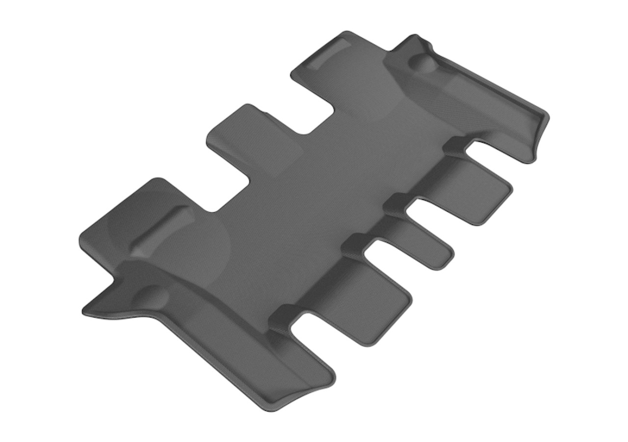 3D MAXpider 2016-2020 Kia Sorento 7-Seat Kagu 3rd Row Floormats - Black - L1KA03031509