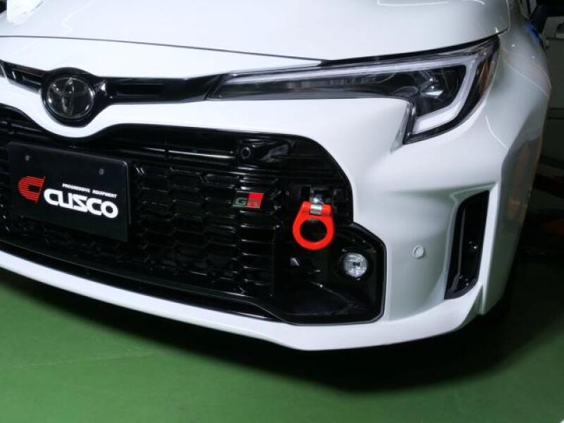 Cusco Folding Tow Hook 2020+ Toyota GR Yaris (GXPA16 GXPA12) Red Steel - 1C7 017 F