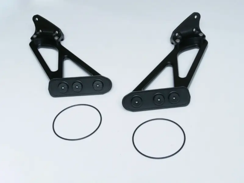 Cusco 23+ Honda Civic Type-R (FL5) Bolt-on/OE Replacement High Position Rear Wing Stay/Bracket Set - 3F7 821 A