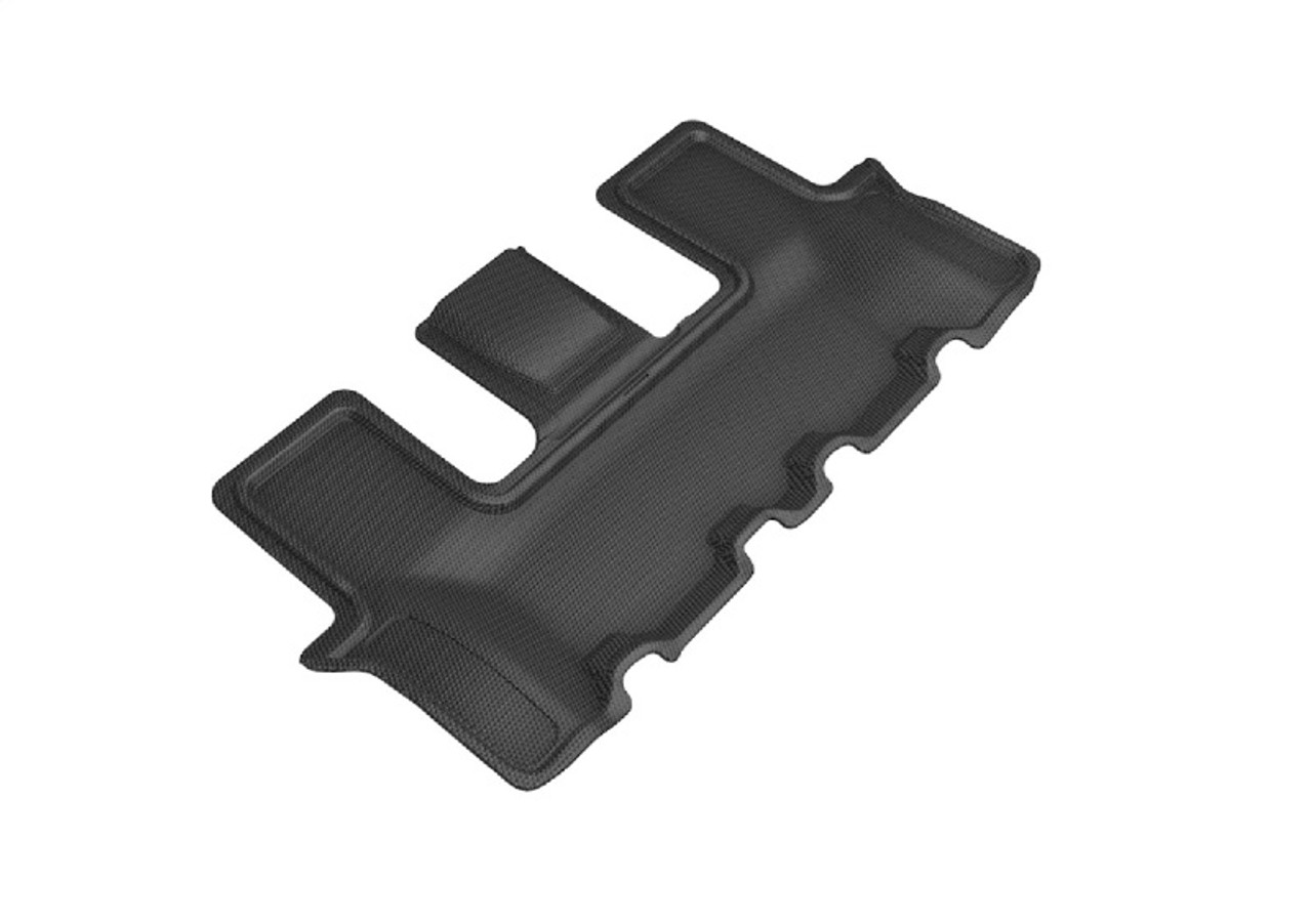3D MAXpider 2021 Kia Sorento 7-Seat Kagu 3rd Row Floormats - Black - L1KA06231509