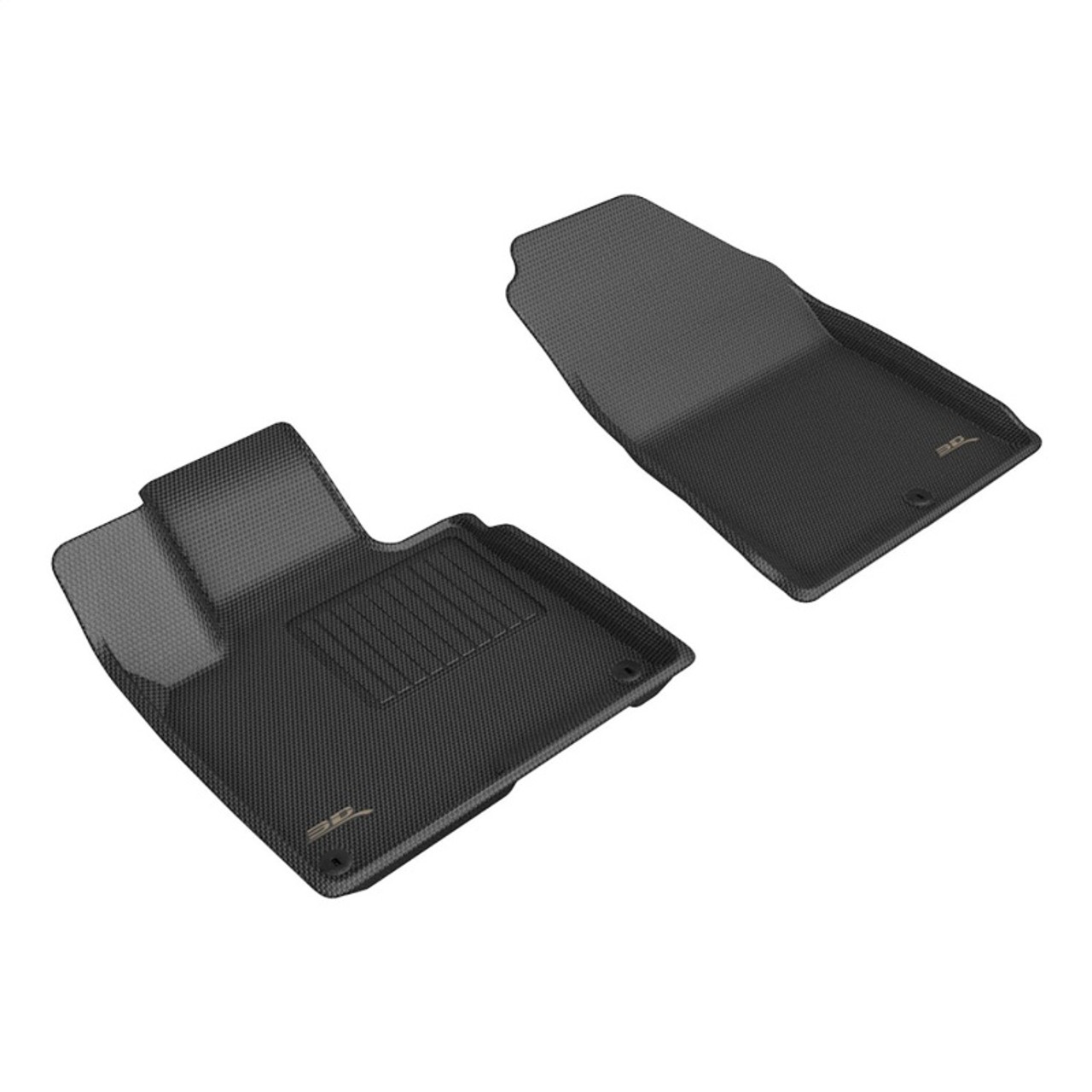 3D Maxpider 2023+ Kia Sportage AWD Kagu 1st Row Floormat - Black - L1KA07611509