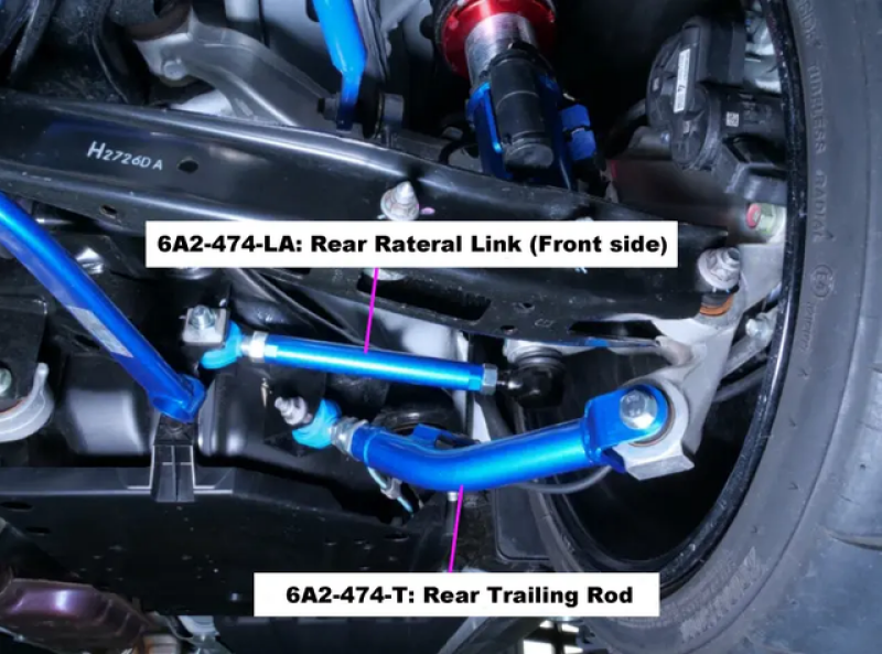 Cusco 2022+ Subaru WRX / 2018+ Subaru Crosstrek Adjustable Front Camber Control Arm Set - 6A2 474 LA