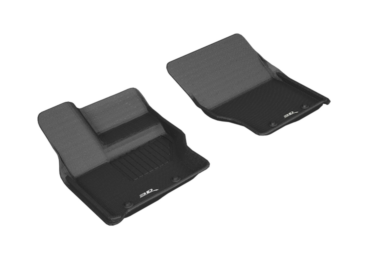 3D MAXpider 2017-2020 Land Rover Discovery Kagu 1st Row Floormat - Black - L1LR02411509