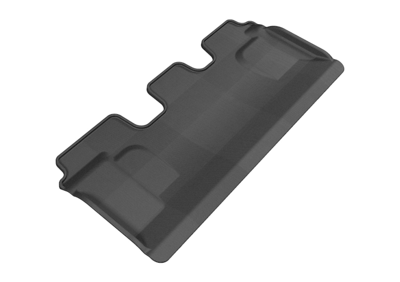 3D MAXpider 2008-2020 Lexus/Toyota LX/Land Cruiser Kagu 3rd Row Floormats - Black - L1LX03731509